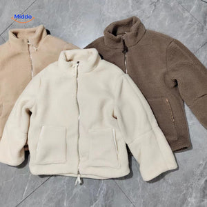 Teddy wool coat available colors displayed in full collection view.