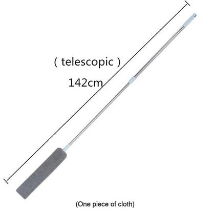 Duster in fully extended telescopic position demonstrating maximum reach.