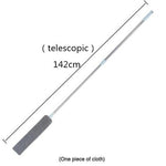 Duster in fully extended telescopic position demonstrating maximum reach.