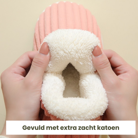 Benefits breakdown showing how therapeutic slippers provide foot, knee, and back pain relief.