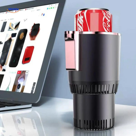 ThermaGrip ideal for desk, car, and workspace to keep drinks at desired temperature.