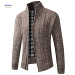 Brown thermoknit vest side view showing lined construction for warmth and comfort.