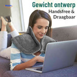 Thermowrap hands-free lightweight design for comfortable neck and shoulder heat therapy.