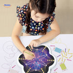 Complete ThreadArt Builder string pattern showcasing creative design possibilities.