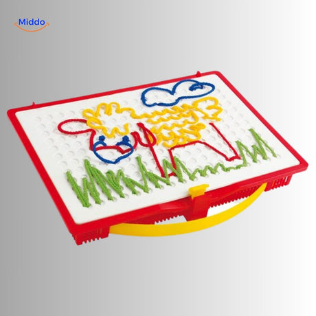 ThreadArt Builder kids string puzzle toy ready for creative fun.