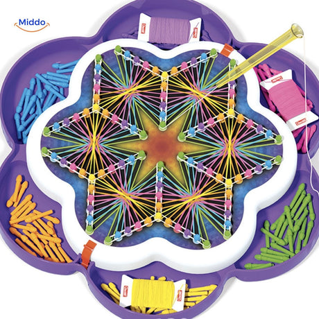 ThreadArt Builder puzzle game activity set for creative string art making.
