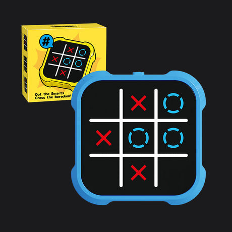 GameMaster tic-tac-toe gameplay on illuminated electronic display