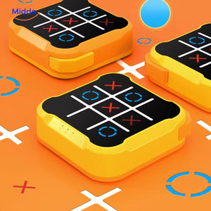 Multiplayer digital tic-tac-toe game for interactive family play
