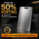 SafeCut titanium board special offer with significant savings available now.