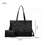 Totezia handbag dimensions 43x31x16 cm with included portable carrying case.