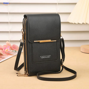 TouchScreenGo crossbody phone bag, black