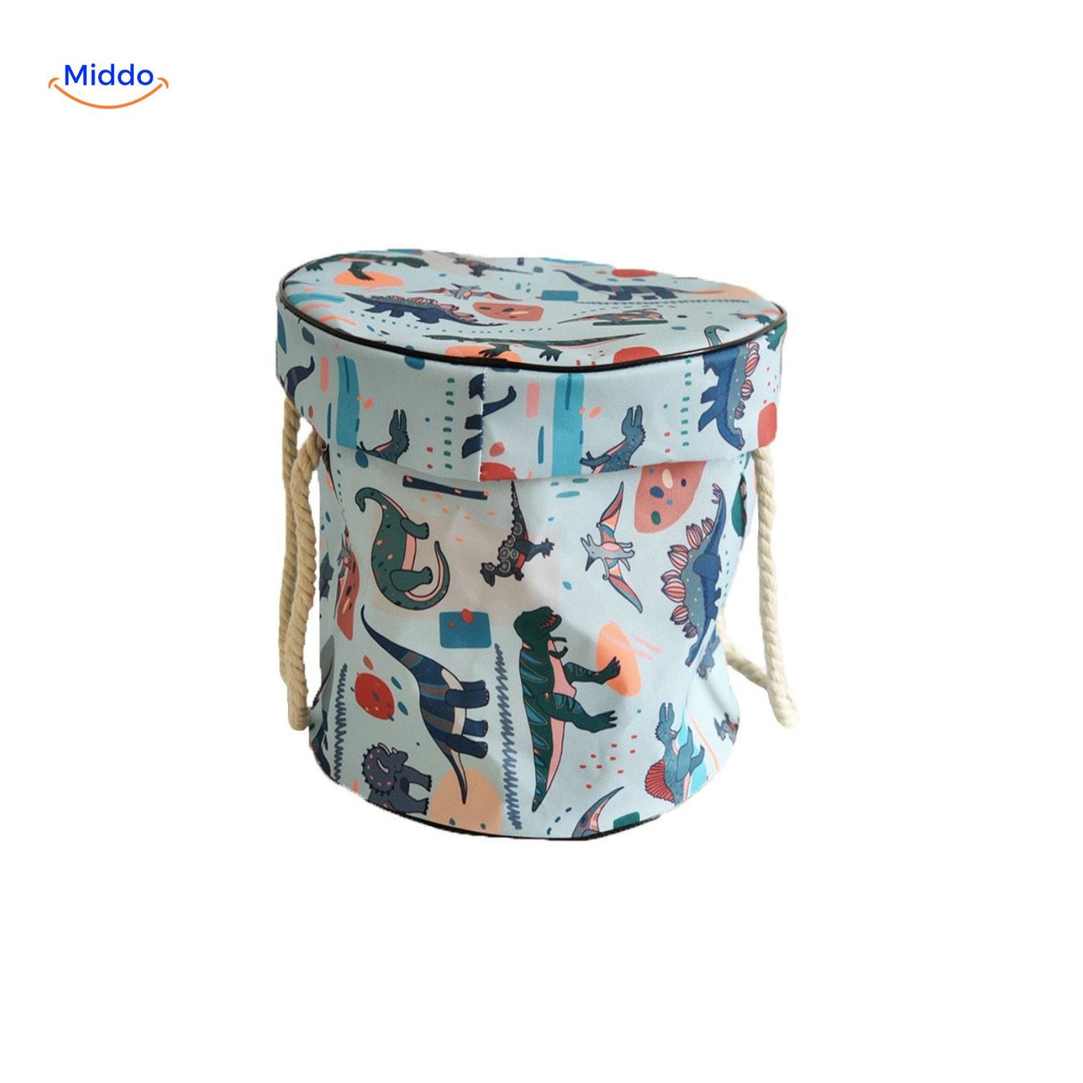 Interior view of the spacious toy storage bag.