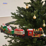 ChristmasRail circling 90cm Christmas tree with full light and sound effects.