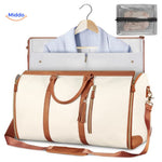 TravelPro luxe garment duffel in crisp white finish.