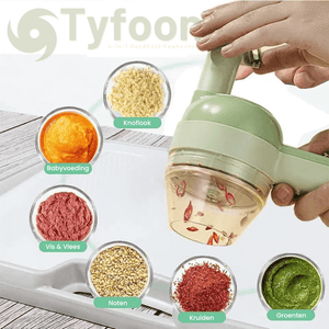 Tyfoon™ 4-in-1 Kitchen Tool | Slice, Chop & Puree in Seconds