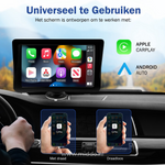 Universal wireless CarPlay and Android Auto adapter for all car types.