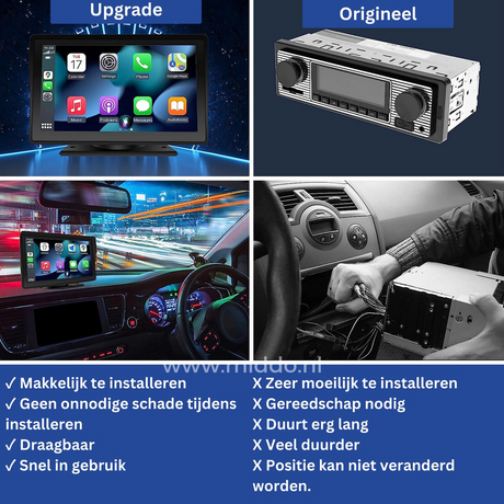 Upgrade your vehicle's entertainment system with wireless CarPlay and Android Auto.