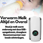 USB-powered portable bottle warmer designed for travel and on-the-go feeding