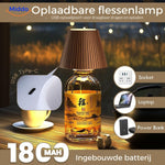 USB rechargeable bottle lamp featuring long battery life and touch control.