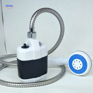 Electric shower designed with water conservation features to save resources while delivering performance.