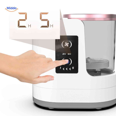 User-friendly electric brush cleaner perfect for convenient home makeup maintenance.
