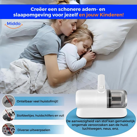 UV mattress cleaner for allergy-free sleep, eliminating dust mites from mattresses