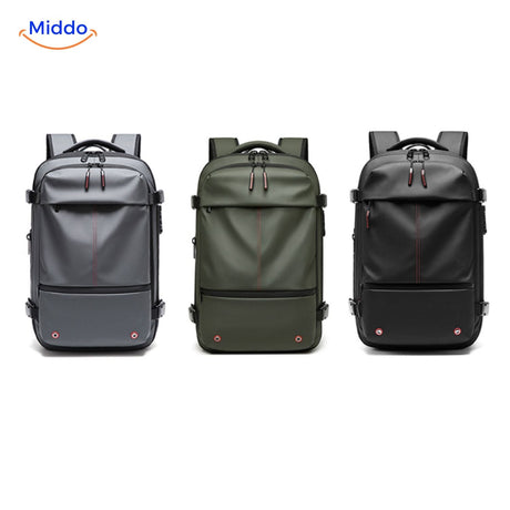 VacuPro travel backpack available in three waterproof color choices.