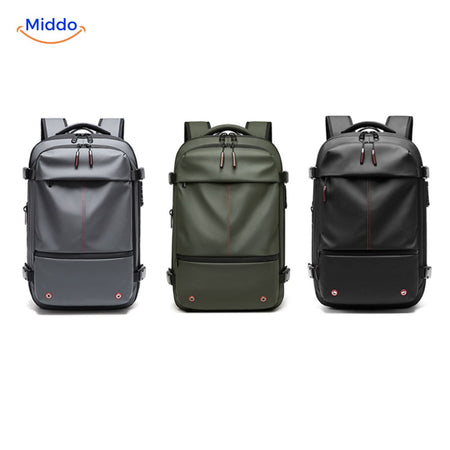 VacuPro travel backpack available in three waterproof color choices.
