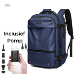 VacuPro travel bag with blue portable manual vacuum pump included.