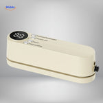 FoodSeal vacuum sealer in elegant cream finish for modern kitchens.