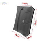 Vacubag waterproof vacuum travel compression bag with zipper and air release valve.