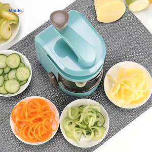 Restaurant-quality spiralized vegetable dishes made with Vega spiralizer.