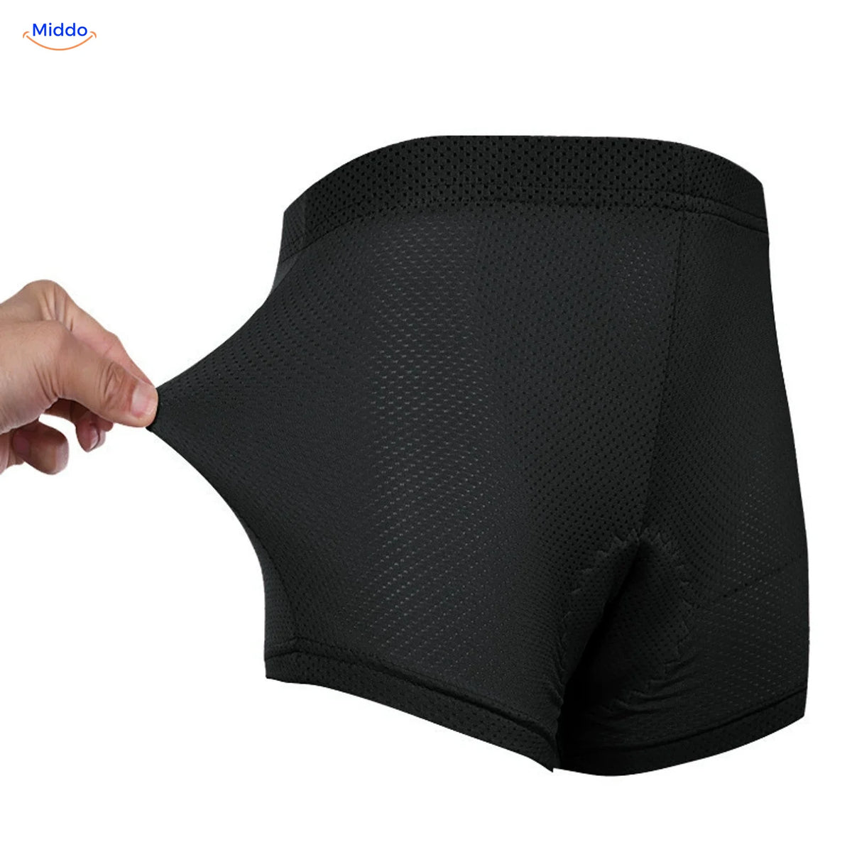 Stretchy mesh fabric and waistband