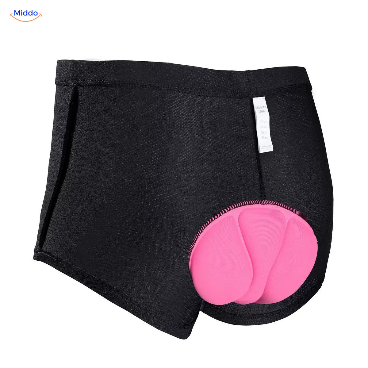 Built-in pink seat pad on the inside