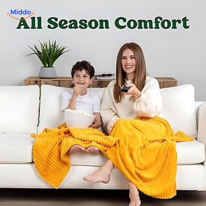 Velvet Fleece Blanket | Cozy Comfort & Style for Every Season