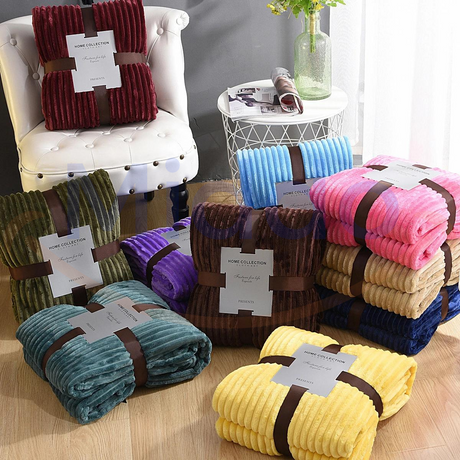 Complete velvet fleece blanket color palette showing all available options.