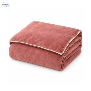 Velvety plush duvet cover in Dusty Rose 1
