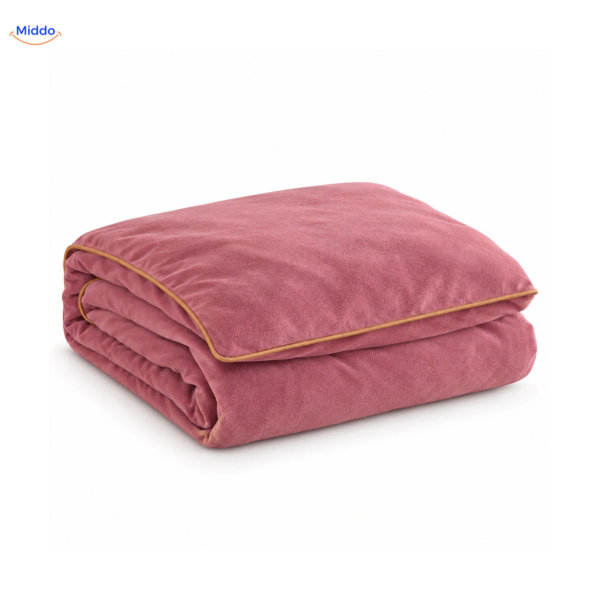 Velvety plush duvet cover in Dusty Rose 2