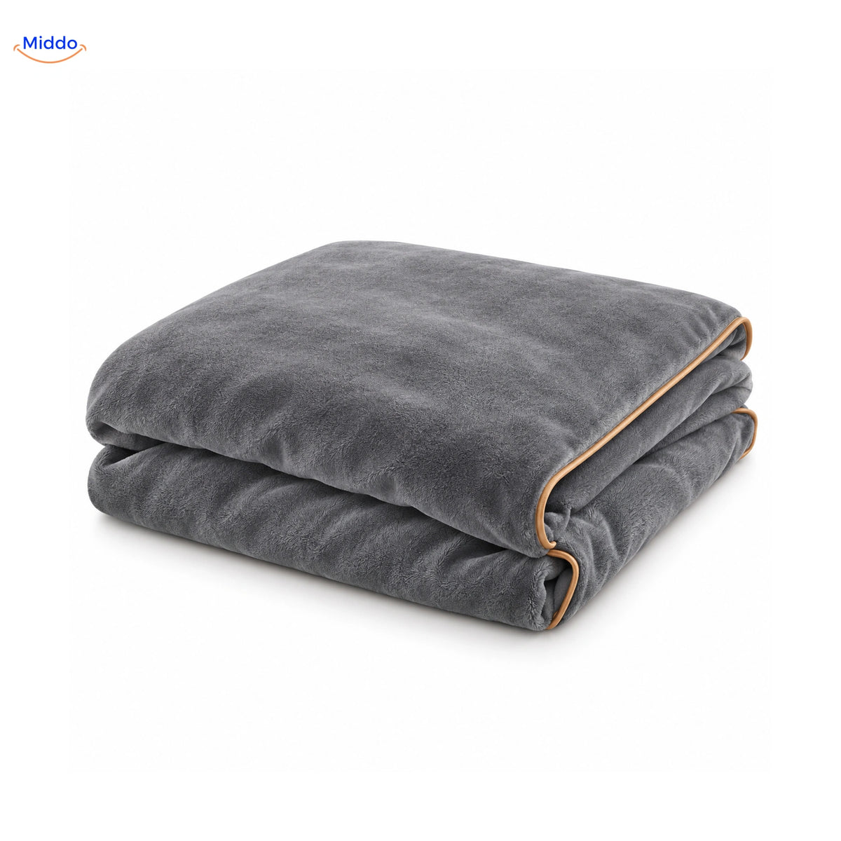 Velvety plush duvet cover in Gray 2