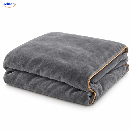 Velvety plush duvet cover in Gray 2