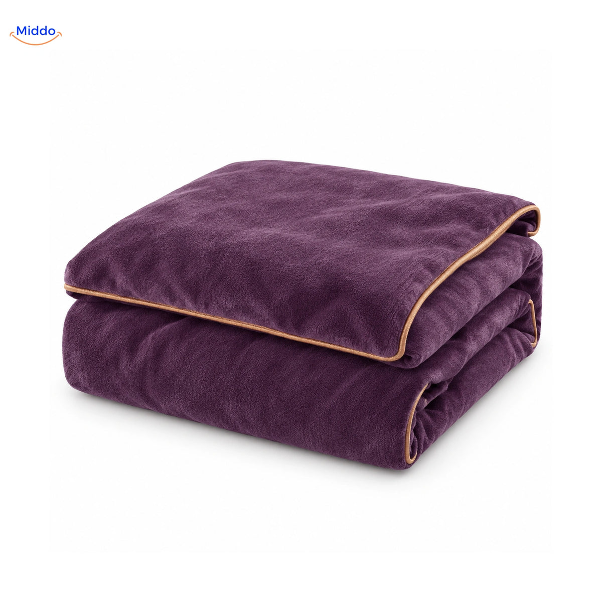 Velvety plush duvet cover in Lilac