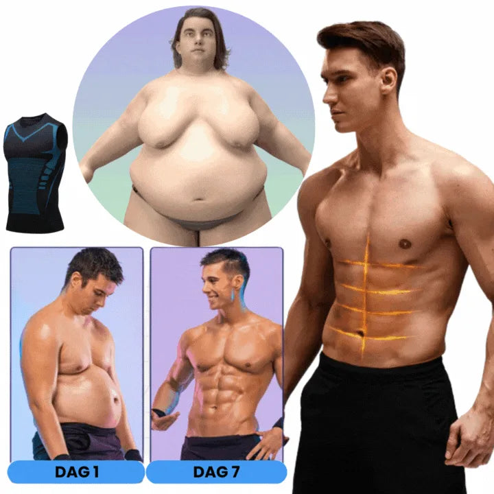 VitaBoost PowerVest compression vest: slimmer silhouette and posture support demo