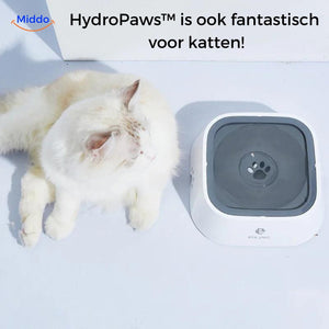 HydroPaws water bowl dimensions and size chart for dogs and cats.