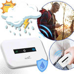 Water-resistant outdoor WiFi router with strong signal strength.