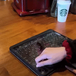 Waterproof washable keyboard case with transparent protective cover.
