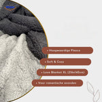 Soft waterproof fleece blanket with cozy cotton velour texture for pets.