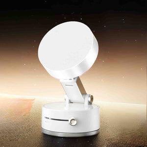 White magnetic phone holder with sleek minimalist design.