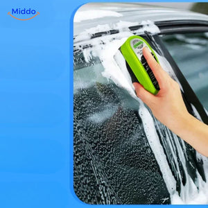 ClearView windshield sponge provides streak-free clarity for safe driving visibility.