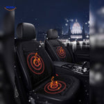Winter car seat heating cushion showcasing advanced heating technology and warm comfort.