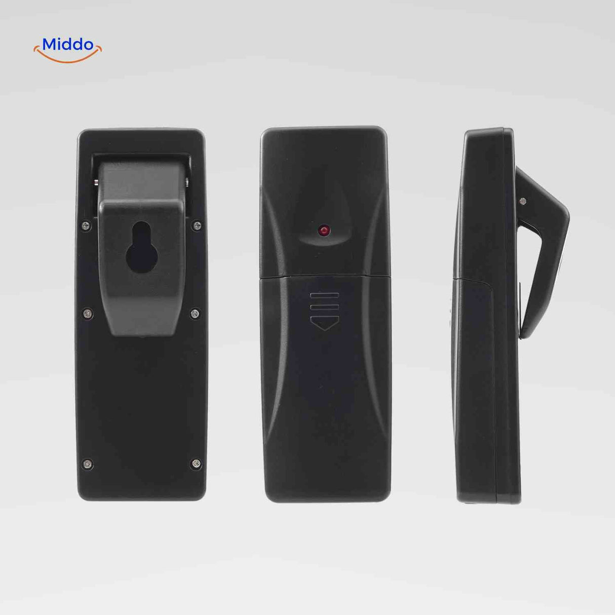 Compact wireless temperature sensor suitable for both indoor and outdoor use.